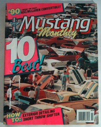 MUSTANG MONTHLY 1989 NOV - ACS/McLAREN, TEN BEST EVER